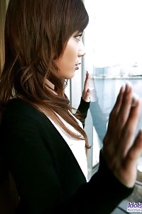 Mariko Undressed And Her Boyfriend Is Dildoing Her Pussy With A Heavy Toy