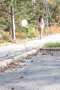 Closeup Public Peeing For Divine Girl