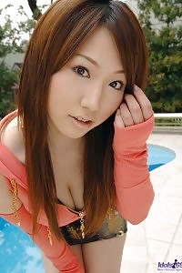 Strippin Asian Minx Displays Off Her Body Every Chance She Has